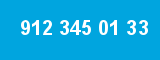 912 345 01 33 912 345 01 33